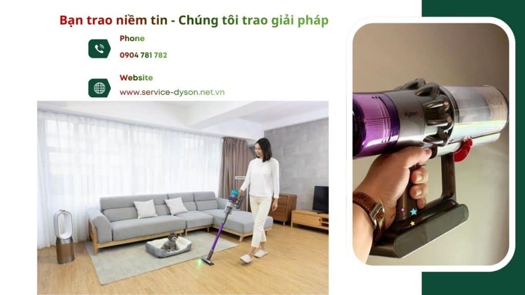 Sửa Máy Hút Bụi Dyson Tại Khu Đô Thị Việt Hưng