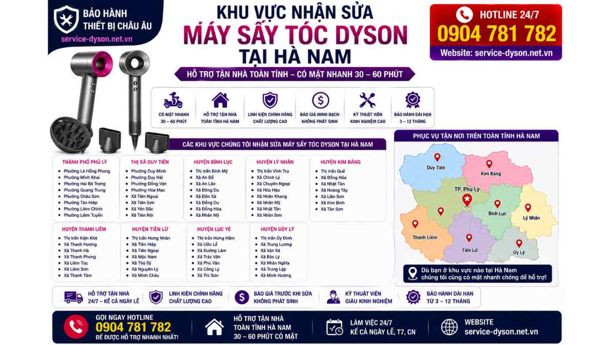 Sửa máy sấy tóc Dyson tại Hà Nam (1)