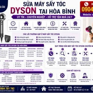Sửa Máy Sấy Tóc Dyson Tại Hòa Bình Uy Tín – Hỗ Trợ Tận Nhà 24/7 0904 781 782