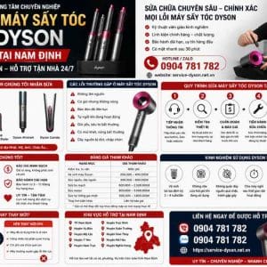 Sửa Máy Sấy Tóc Dyson Tại Nam Định Uy Tín – Hỗ Trợ Tận Nhà 24/7, Có Mặt Nhanh Sau 30 Phút